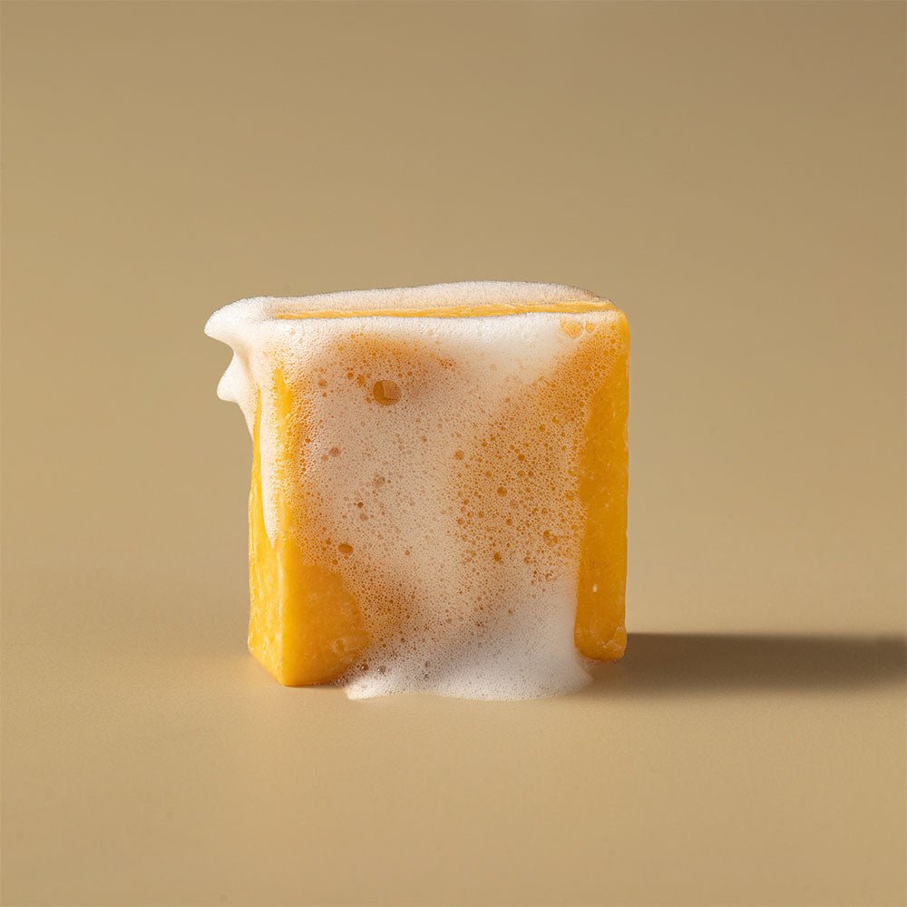 Spring Aqua | Handmade Orange & Lemon Shampoo Bar (120gm) | Verified Sustainable by Brown Living™