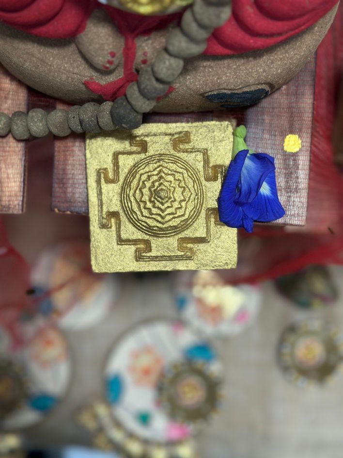 Sri Yantra – Sacred Geometric Spiritual Symbol – Religious Items on Brown Living™. SKU: CD112. Img 2.