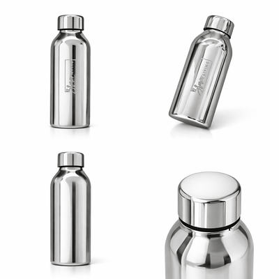 Stainless Steel Bottle - Easy Sip & Leak Proof - 500 ml – Bottles & Sippers on Brown Living™. SKU: BL-30n. Img 2.