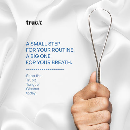 Stainless Steel Tongue Cleaner | Oral Hygiene Tool – Oral Care on Brown Living™. SKU: 11003. Img 5.