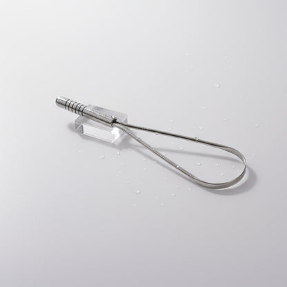 Stainless Steel Tongue Cleaner | Oral Hygiene Tool – Oral Care on Brown Living™. SKU: 11003. Img 1.