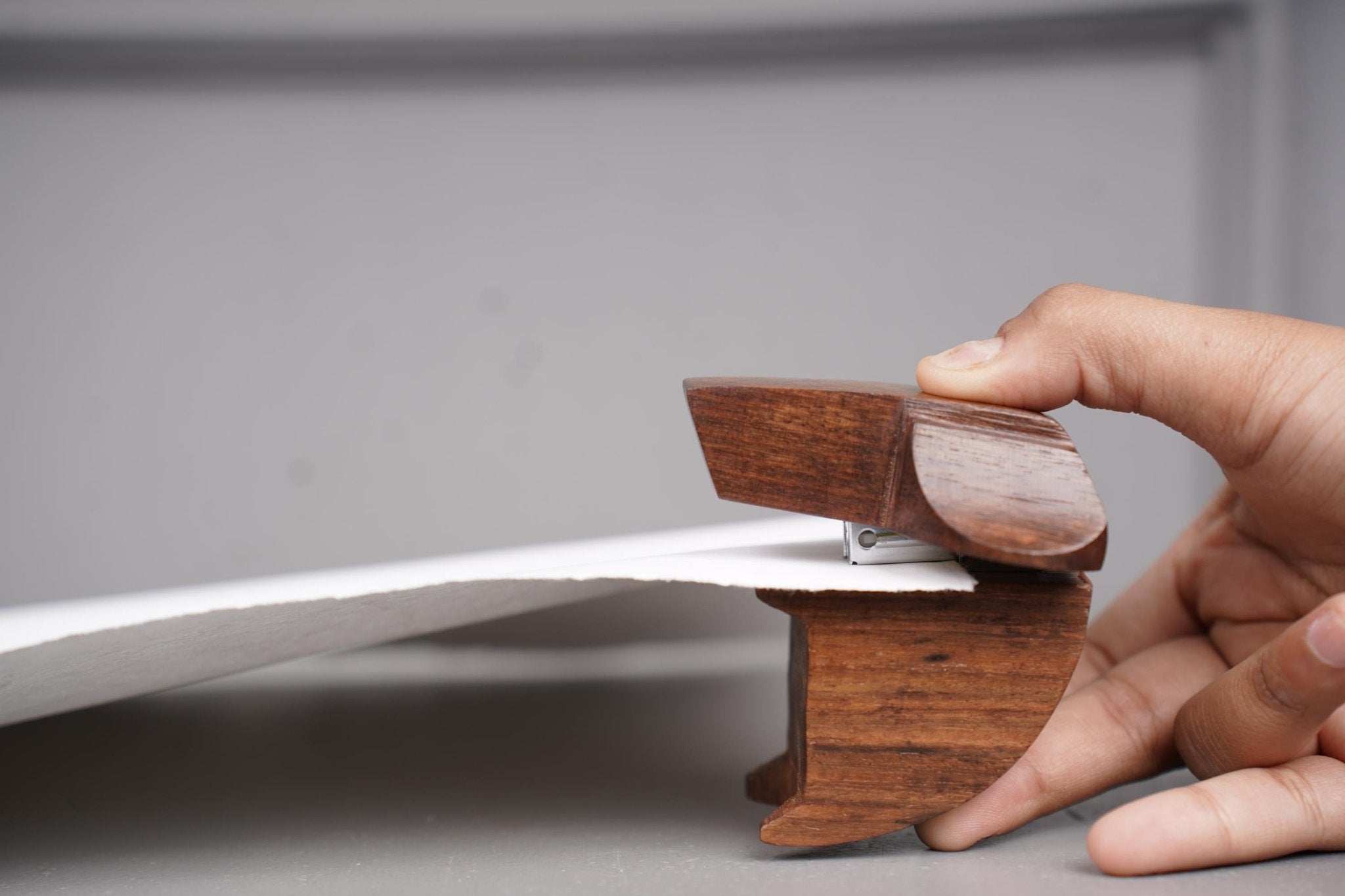 Stapler | Compact Desk Stapler for Office & Home – Home & Garden on Brown Living™. SKU: ESS. Img 7.