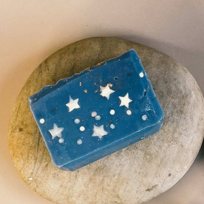 Star Gaze Cold Process Soap | Handmade Natural Skincare Bar – Body Soap on Brown Living™. SKU: LN-SG01. Img 2.