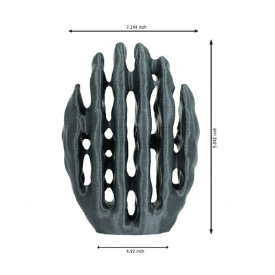 Stardust Cacti Plant - Based Twinkling Black Figurine – Home Decor on Brown Living™. SKU: STCAEDPLTKA021. Img 5.