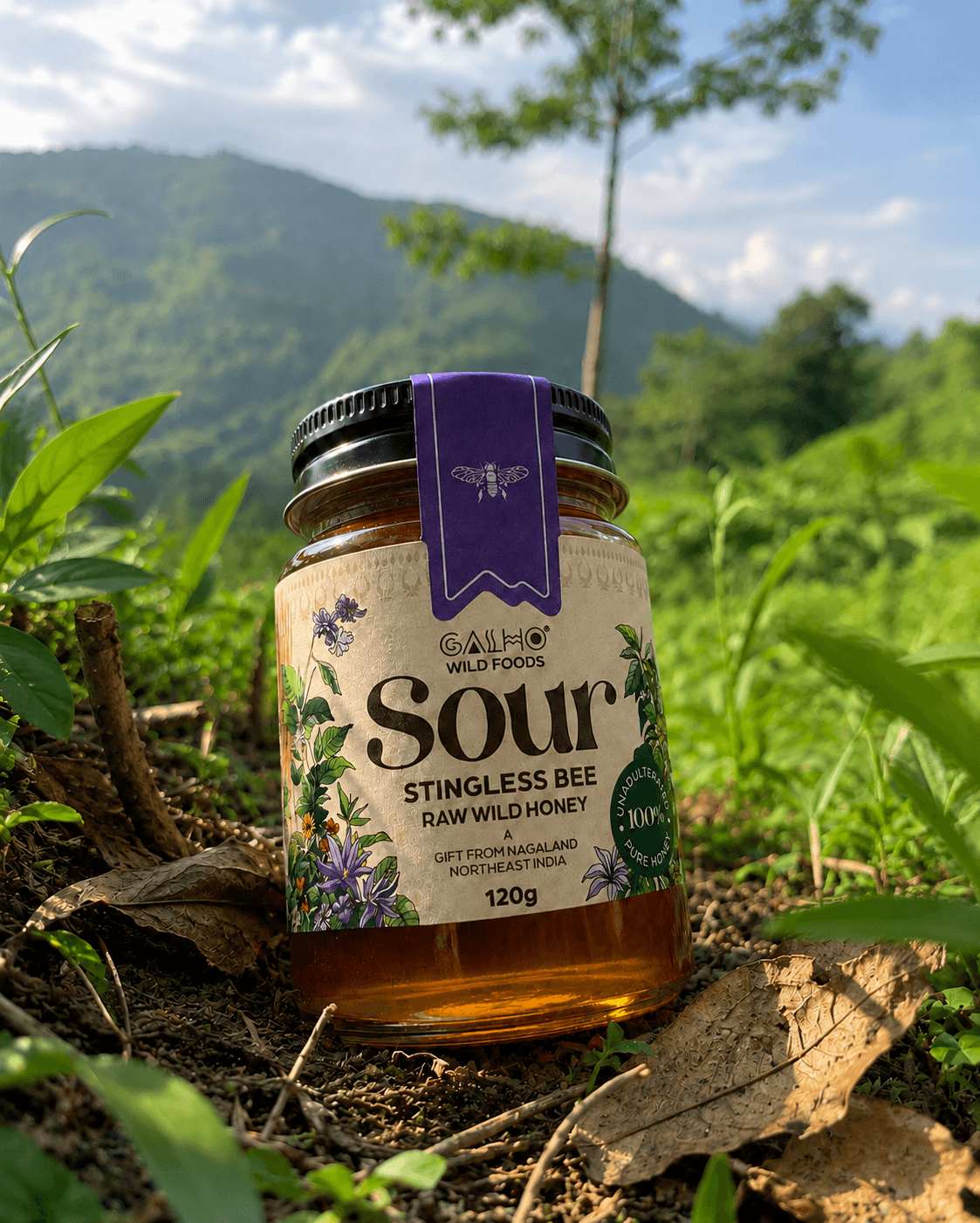 Stingless Bee Honey 120g | Raw Natural Honey – Honey & Syrups on Brown Living™. SKU: GSB120g. Img 5.