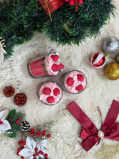 Strawberry Cheesecake Candle | Dessert Scented Soy Wax Candle – Candles & Fragrances on Brown Living™. SKU: SLTYSECRT-21. Img 2.