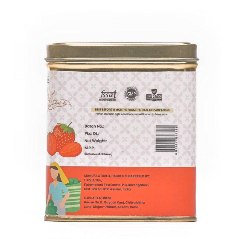 Strawberry Splash Tea |Sweet Refreshment and Antioxidant Benefits - 50g | Verified Sustainable by Brown Living™