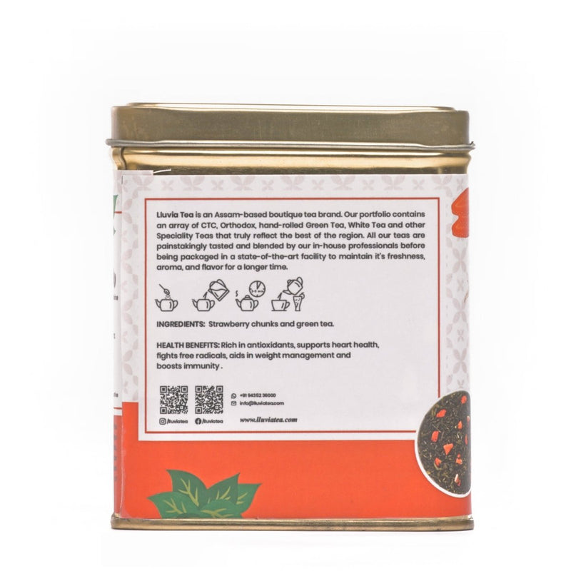 Strawberry Splash Tea |Sweet Refreshment and Antioxidant Benefits - 50g | Verified Sustainable by Brown Living™