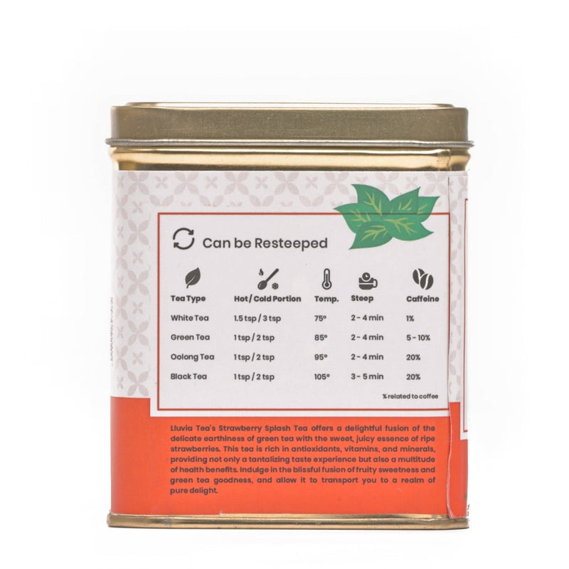 Strawberry Splash Tea |Sweet Refreshment and Antioxidant Benefits - 50g | Verified Sustainable by Brown Living™