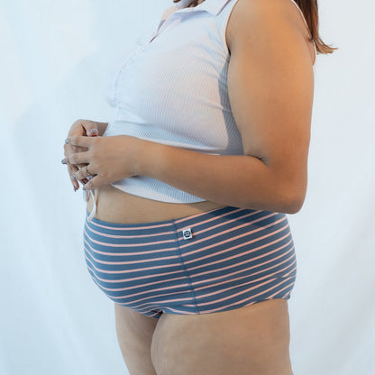 Strawberry & Sprinkles Boyshorts – Pack of 2 – Womens Accessories on Brown Living™. SKU: 004BAPeach - NavyXS. Img 3.