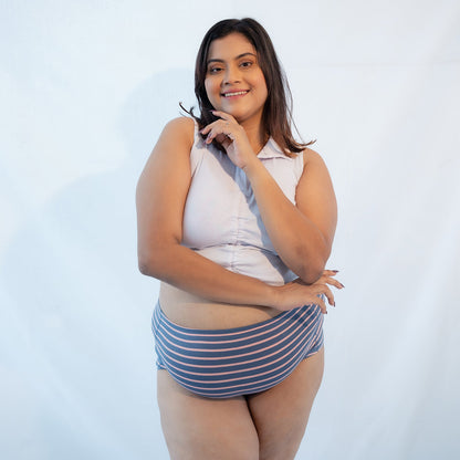 Strawberry & Sprinkles Boyshorts – Pack of 2 – Womens Accessories on Brown Living™. SKU: 004BAPeach - NavyXS. Img 6.