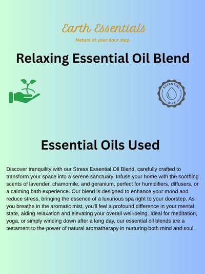 Stress Away Essential Oil Blend 15 ml – Calming & Relaxing – Essential Oils on Brown Living™. SKU: EOBlends-02. Img 5.