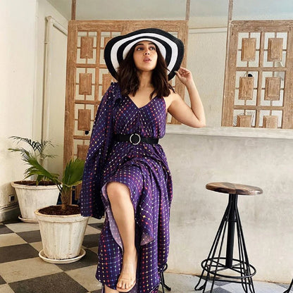 Stripes Floppy Hat For Women | Wide Brim Summer & Beach Hat – Womens Hat on Brown Living™. SKU: MBNL003001. Img 1.