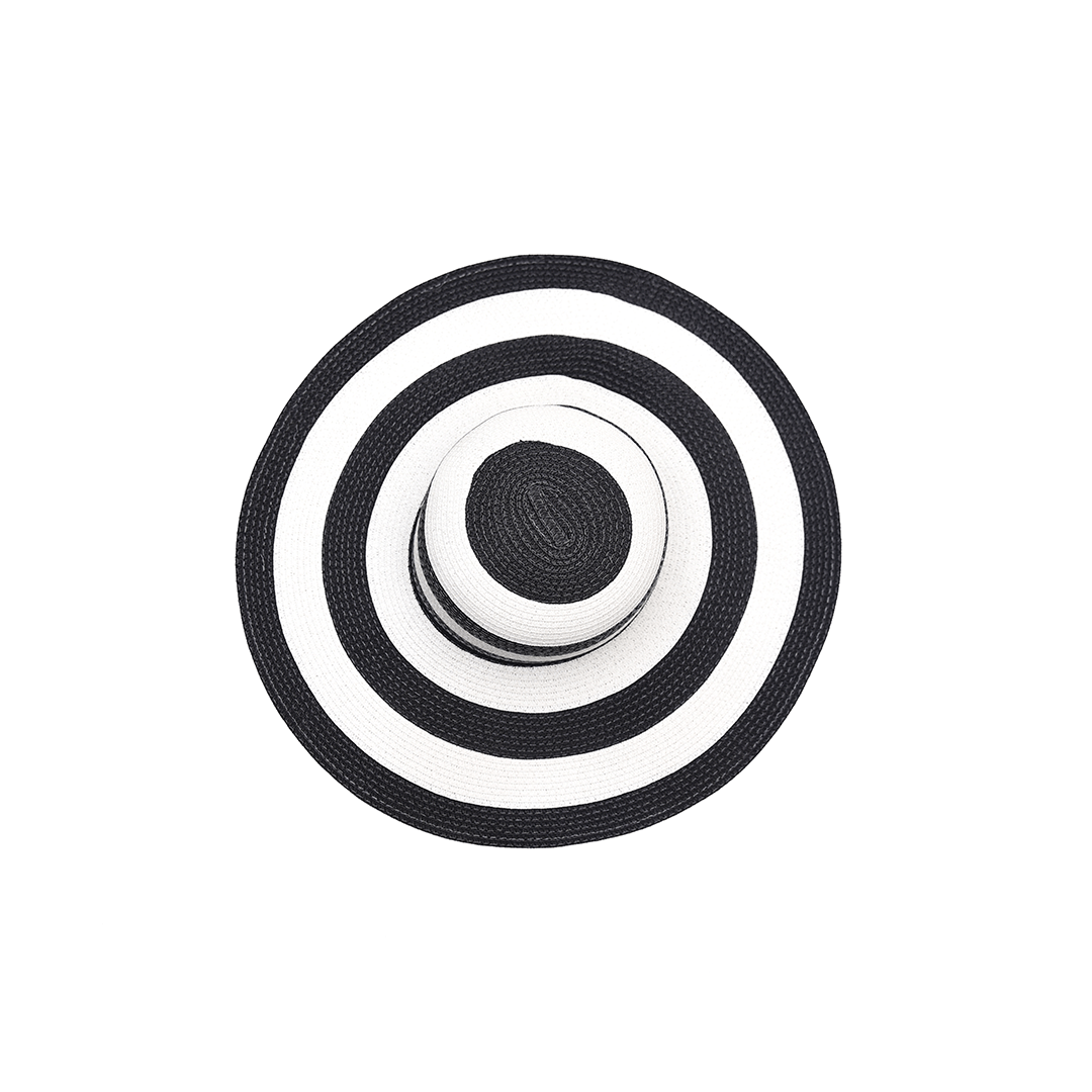 Stripes Floppy Hat For Women | Wide Brim Summer & Beach Hat – Womens Hat on Brown Living™. SKU: MBNL003001. Img 11.