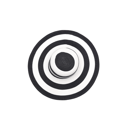 Stripes Floppy Hat For Women | Wide Brim Summer & Beach Hat – Womens Hat on Brown Living™. SKU: MBNL003001. Img 11.