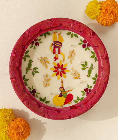 Summer Dance Kund Diya | Diwali Diya For Festive Home Decor – Candles & Fragrances on Brown Living™. SKU: Gul_Diwali_26_010. Img 2.