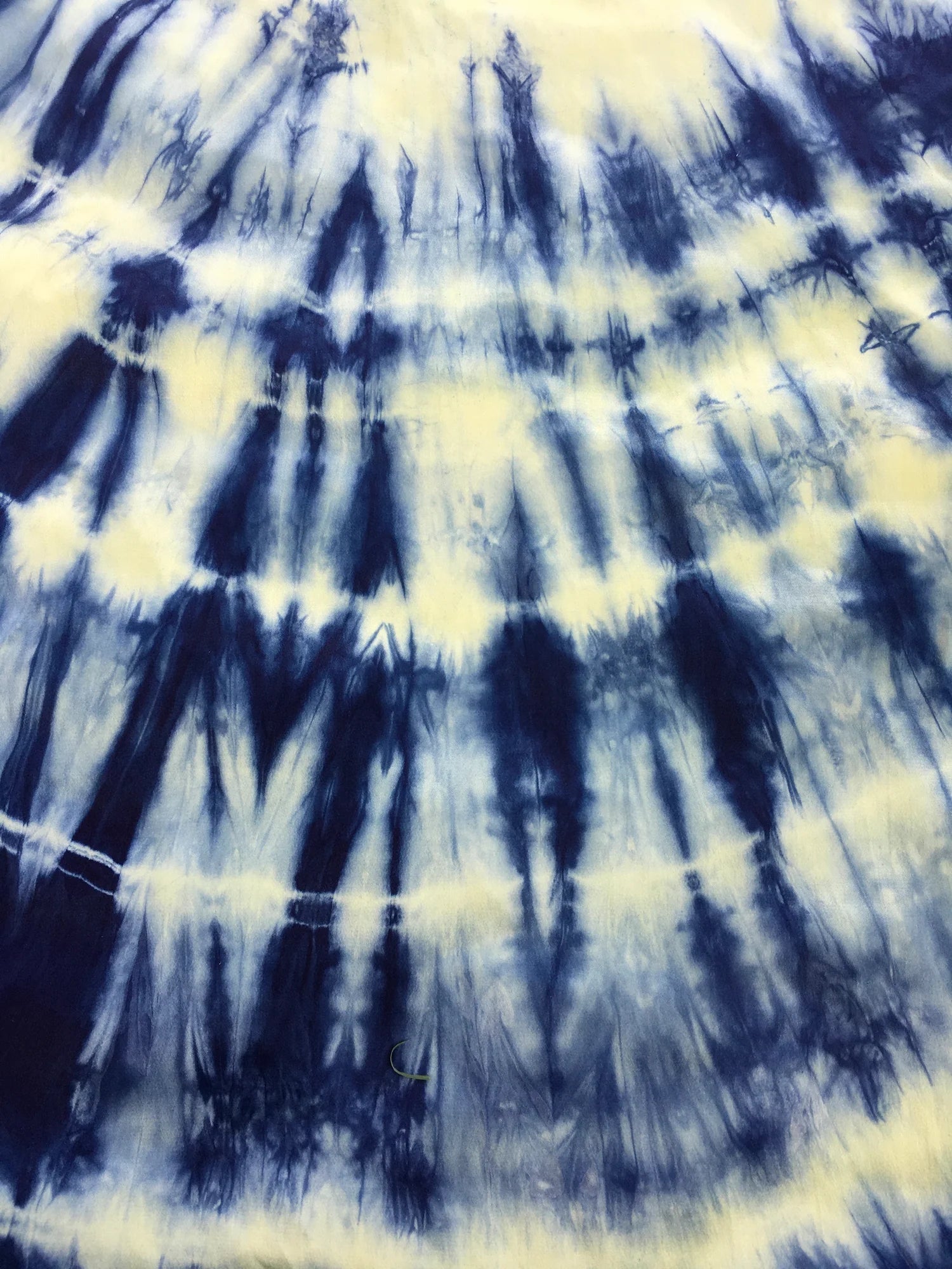 Sunburst Tie Dye Modal Satin Flared Top for Women – Womens Top on Brown Living™. SKU: fst8. Img 3.