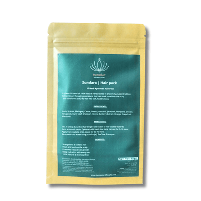 Sundara Hair Pack | Natural Ayurvedic Blend For Strong & Healthy Hair – Hair Mask on Brown Living™. SKU: DIY-SKI-12-NAM. Img 1.