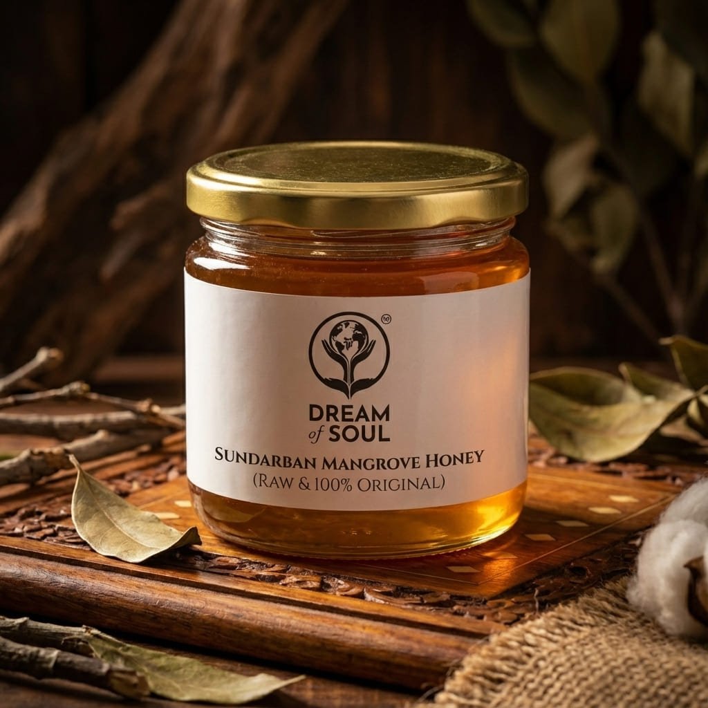 Sundarban Mangrove Honey Raw & Unprocessed 450g | Pure Natural – Honey & Syrups on Brown Living™. SKU: DOS-HONEY-01. Img 3.