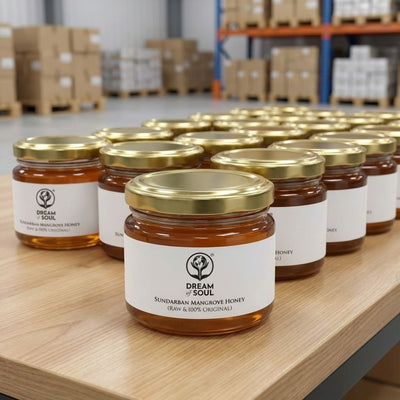 Sundarban Mangrove Honey Raw & Unprocessed 450g | Pure Natural – Honey & Syrups on Brown Living™. SKU: DOS-HONEY-01. Img 5.