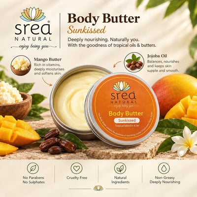 Sunkissed Emulsified Body Butter | Moisturising Body Care – Body Butter on Brown Living™. SKU: SN-BB-SK120. Img 1.