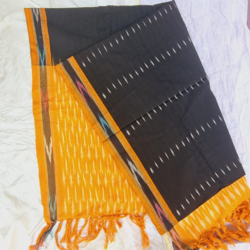 Sunlight Ikat Pochampally Cotton Dupatta | Verified Sustainable Womens Dupatta on Brown Living™