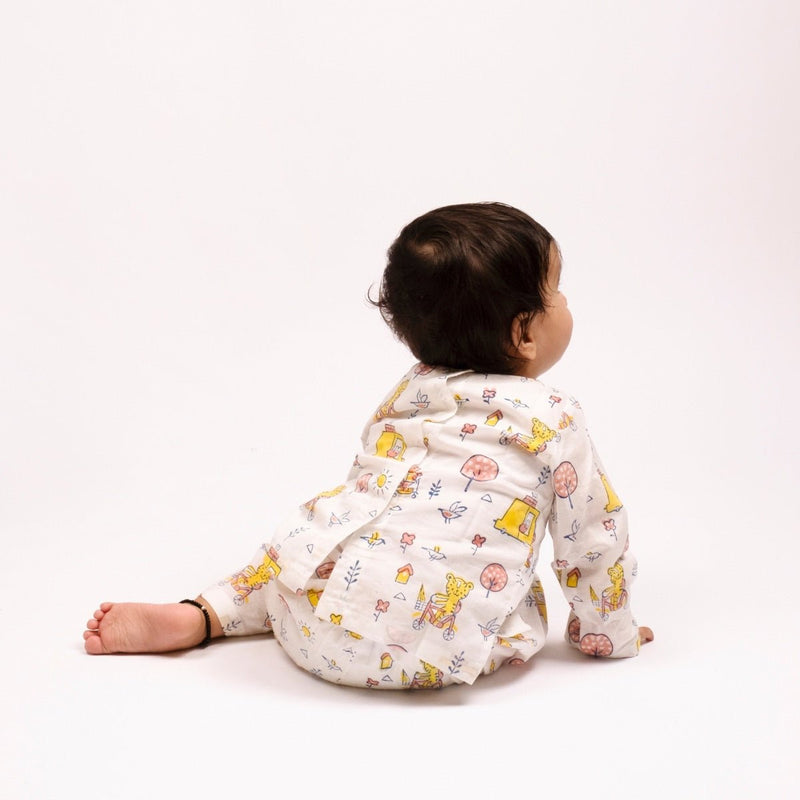 Sunny Journey- Infant Cotton Pyjama Set | Verified Sustainable Kids Pajamas on Brown Living™