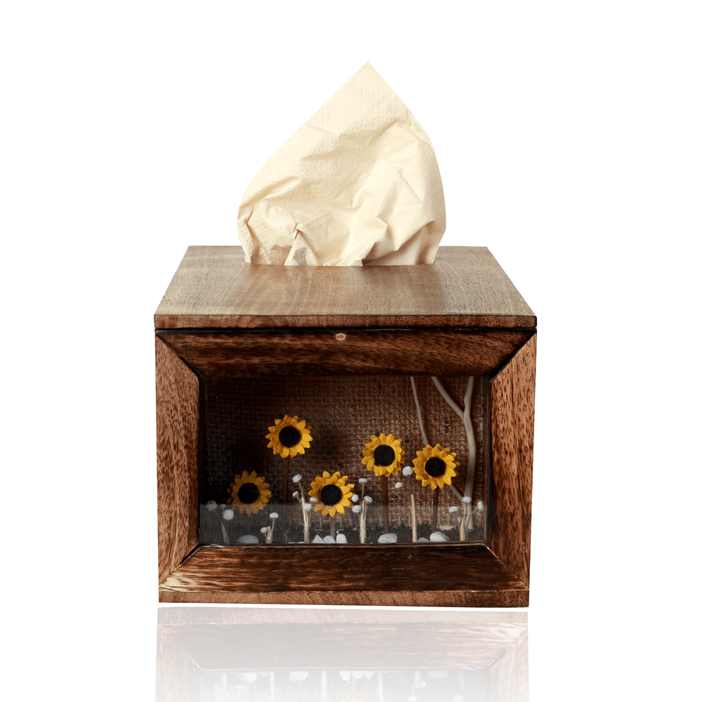 Sunshine Candy Tissue Holder | Bright & Stylish Tissue Box – Home Decor on Brown Living™. SKU: TB-SC. Img 4.