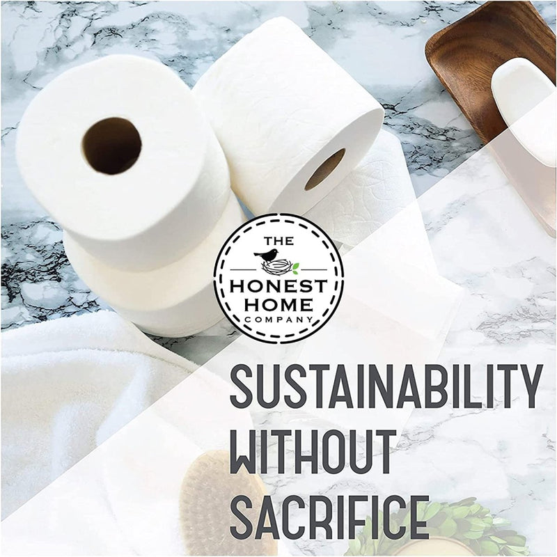 Super Soft 2 Ply Toilet Paper Tissue Roll - 300 Pulls (Pack of 4) | Verified Sustainable Tissue Roll on Brown Living™