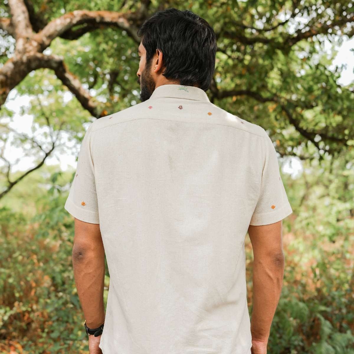 100% Kala Cotton - Chilling Toucan Casual Shirt | Verified Sustainable by Brown Living™