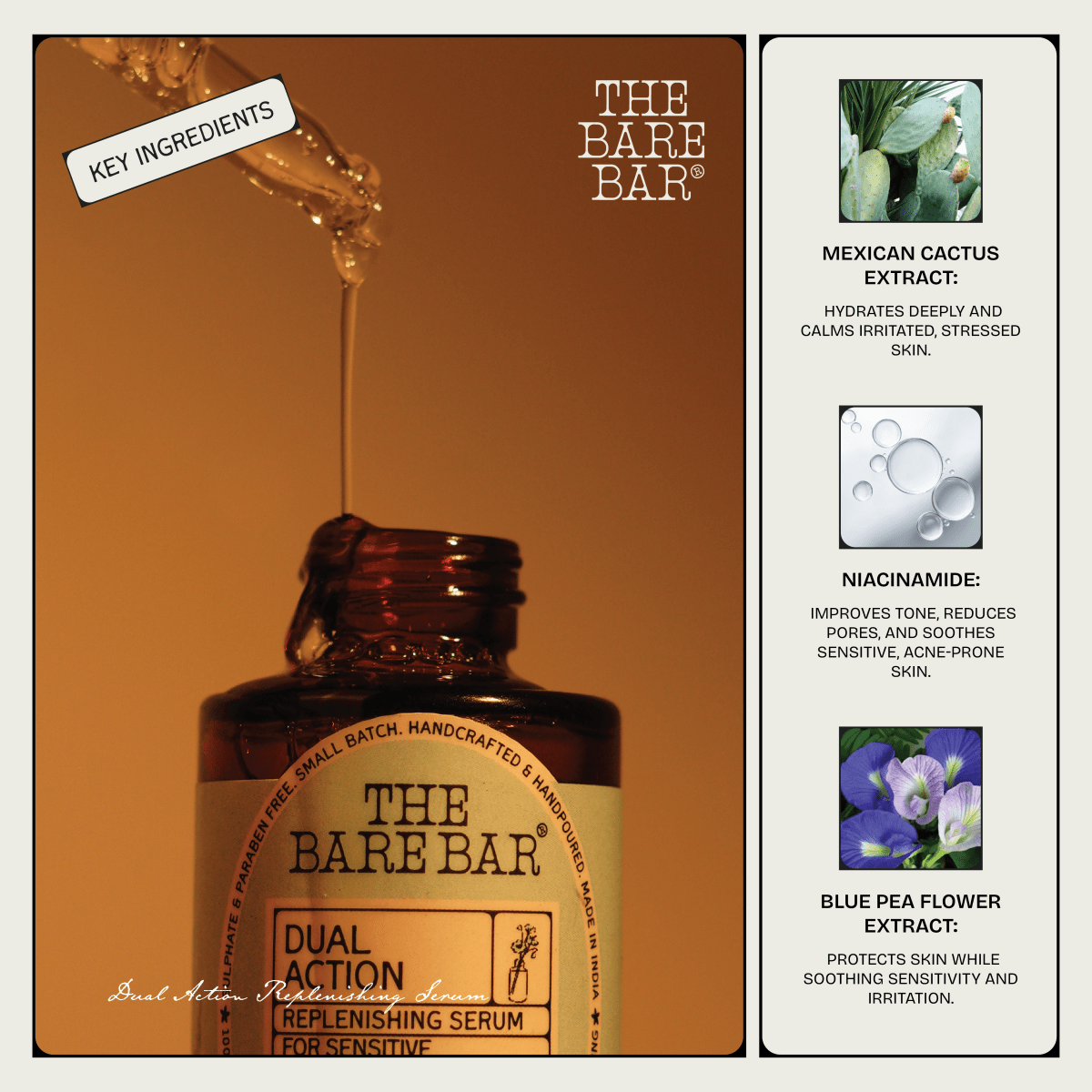 2 - in - 1 Hydrating & Repairing Serum for Skin Care | Verified Sustainable by Brown Living™