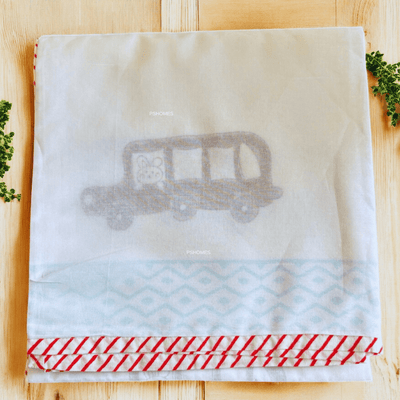 3D Muslin Dohar Blanket – Kids – Handblock Cars Print – 40x60 inches – Bedding on Brown Living™. SKU: DO3DCARS4060. Img 2.