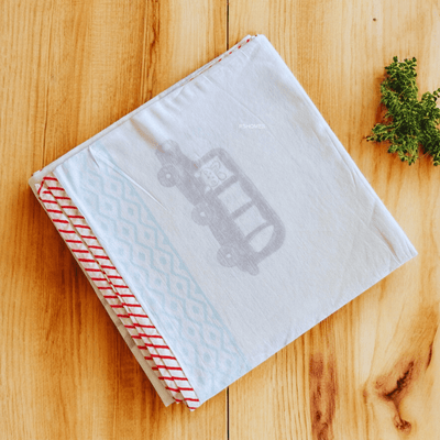 3D Muslin Dohar Blanket – Kids – Handblock Cars Print – 40x60 inches – Bedding on Brown Living™. SKU: DO3DCARS4060. Img 1.