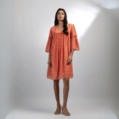 Aara A - line Dress – Timeless & Comfortable Everyday Wear | Verified Sustainable by Brown Living™