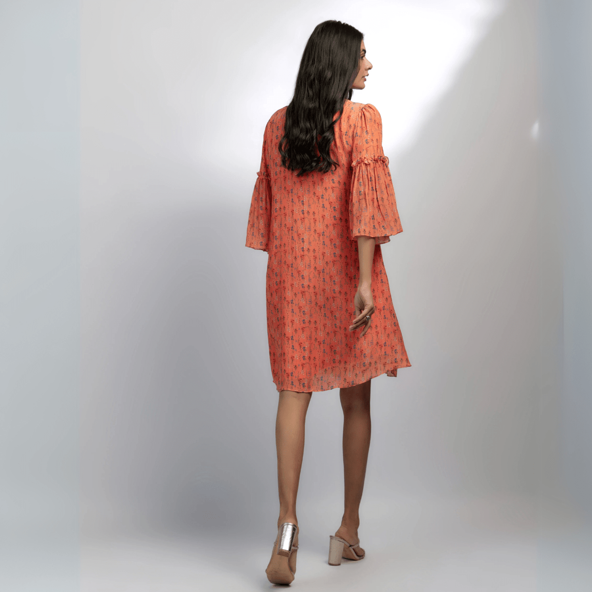 Aara A - line Dress – Timeless & Comfortable Everyday Wear | Verified Sustainable by Brown Living™