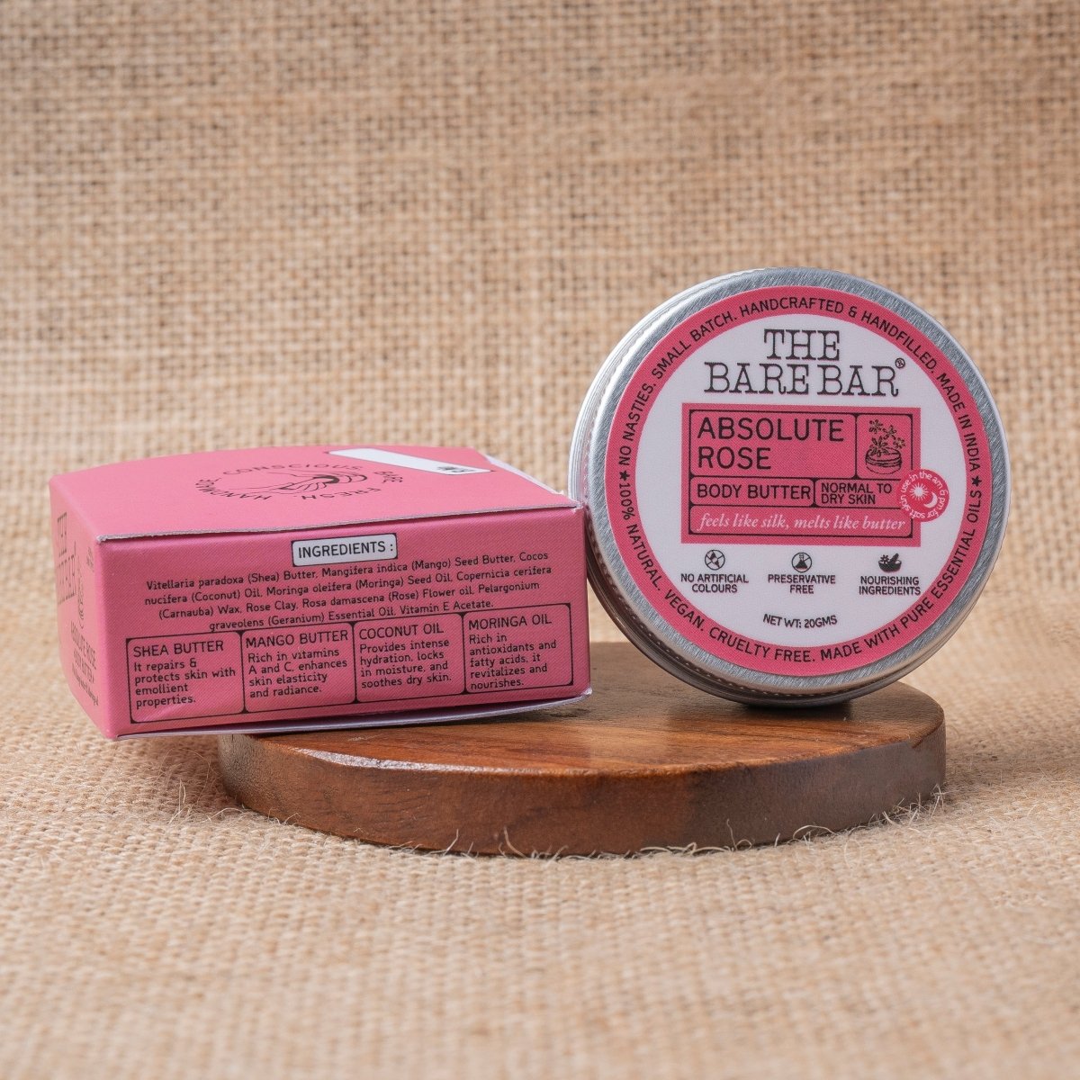Absolute Rose Body Butter – Intense Hydration Floral Scent | Verified Sustainable by Brown Living™