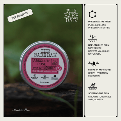 Absolute Rose Body Butter – Intense Hydration Floral Scent | Verified Sustainable by Brown Living™