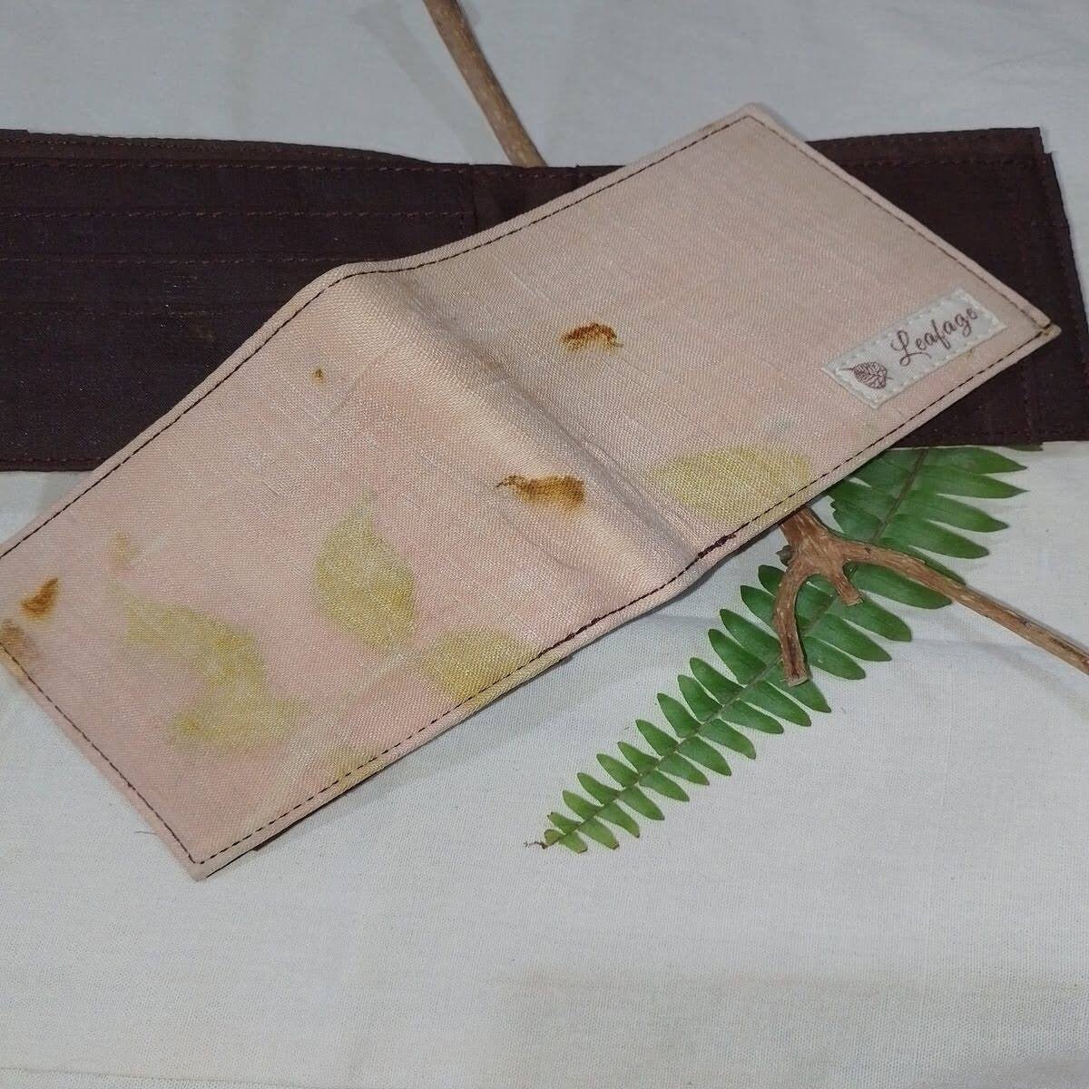 Ahimsa Silk Soft Pink Wallet | Sustainable & Stylish | Verified Sustainable by Brown Living™