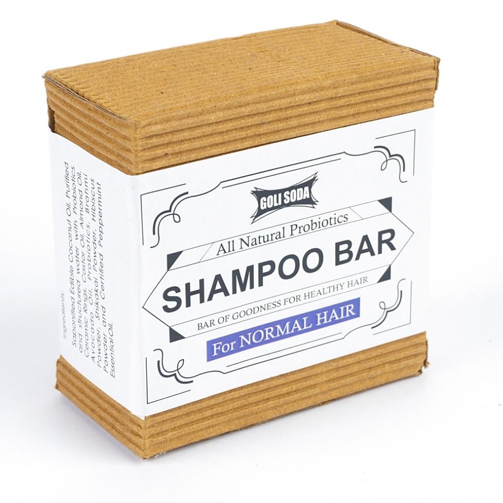 All Natural Probiotic Shampoo Bar for Oily Hair - Nourish & Control Oily Scalp - 90g | Verified Sustainable by Brown Living™