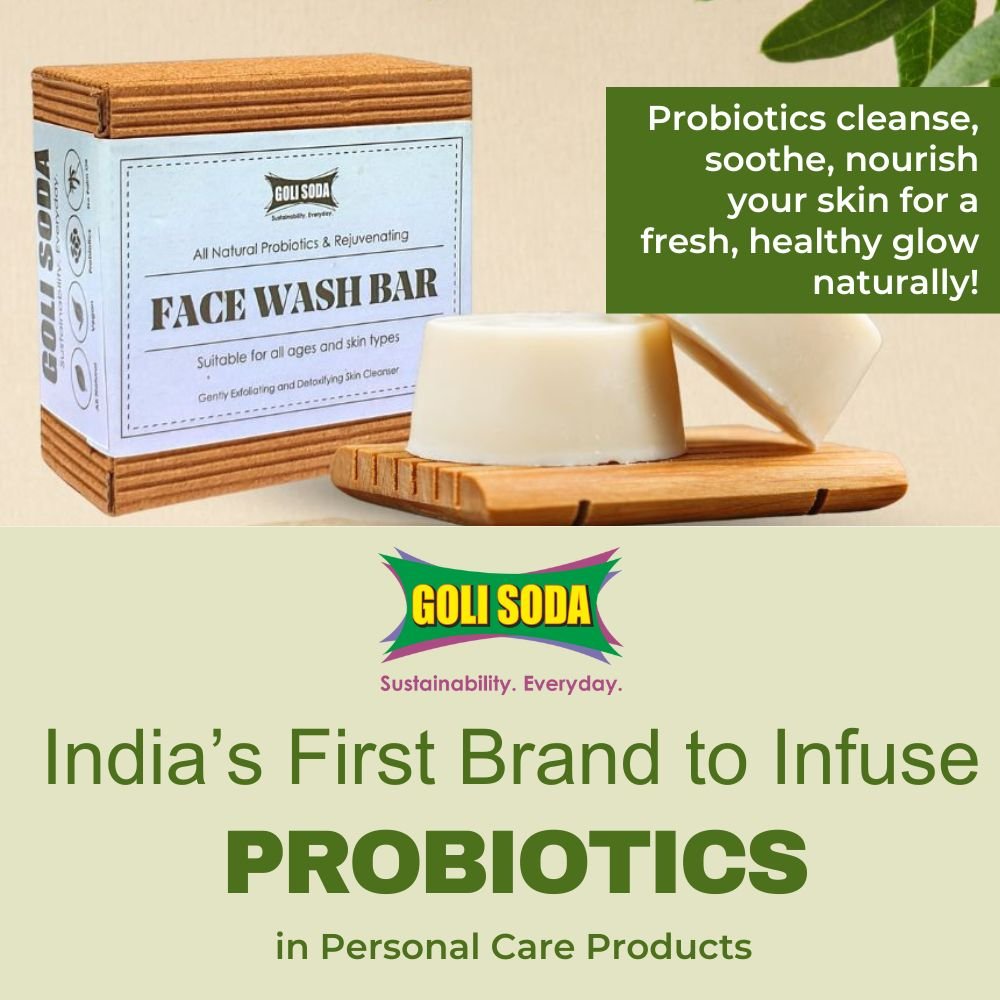All Natural Probiotics & Rejuvenating Face Wash Bar (Pack of 2) | Verified Sustainable by Brown Living™