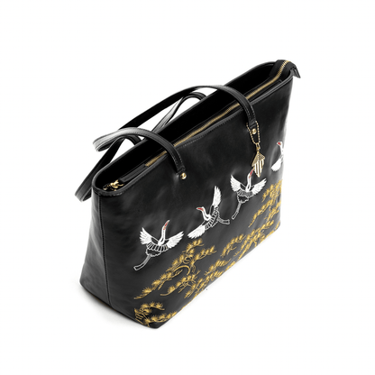 Antheia (Black) | Women's bag made with Cactus Leather | Verified Sustainable by Brown Living™