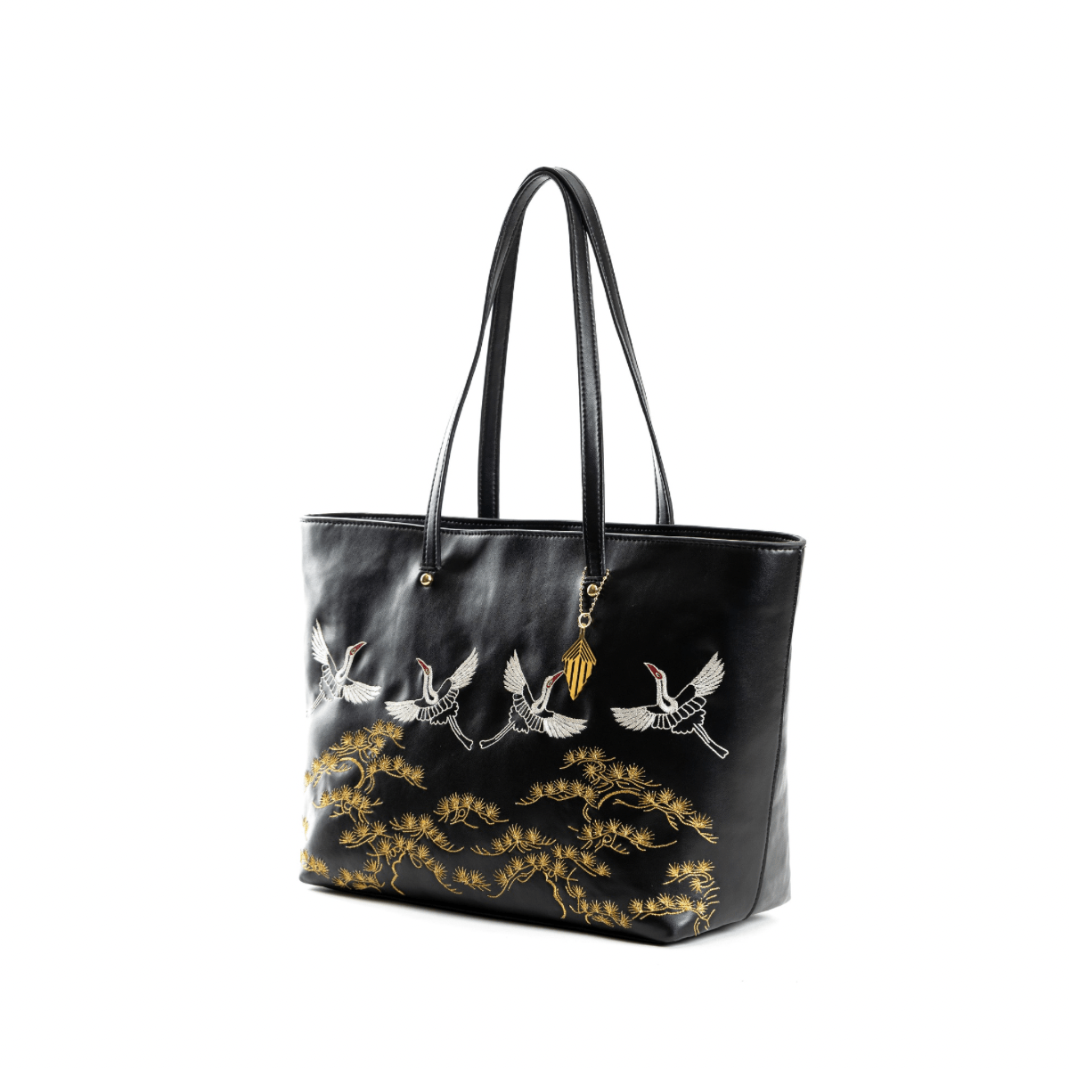 Antheia (Black) | Women's bag made with Cactus Leather | Verified Sustainable by Brown Living™