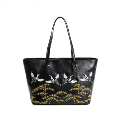 Antheia (Black) | Women's bag made with Cactus Leather | Verified Sustainable by Brown Living™