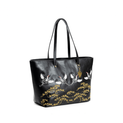 Antheia (Black) | Women's bag made with Cactus Leather | Verified Sustainable by Brown Living™
