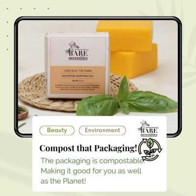 Anti - frizz Nourishing Conditioner Bar| Vegan | 50g for 50 - 60 washes – Hair Conditioner on Brown Living™. SKU: 044 - 08920 - PC037. Img 6.