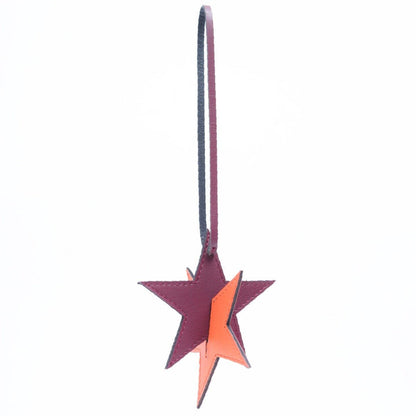 Apple Leather Festive Decor Handcrafted Christmas Star (Maroon) – Decor & Artefacts on Brown Living™. SKU: XMGH1005. Img 4.