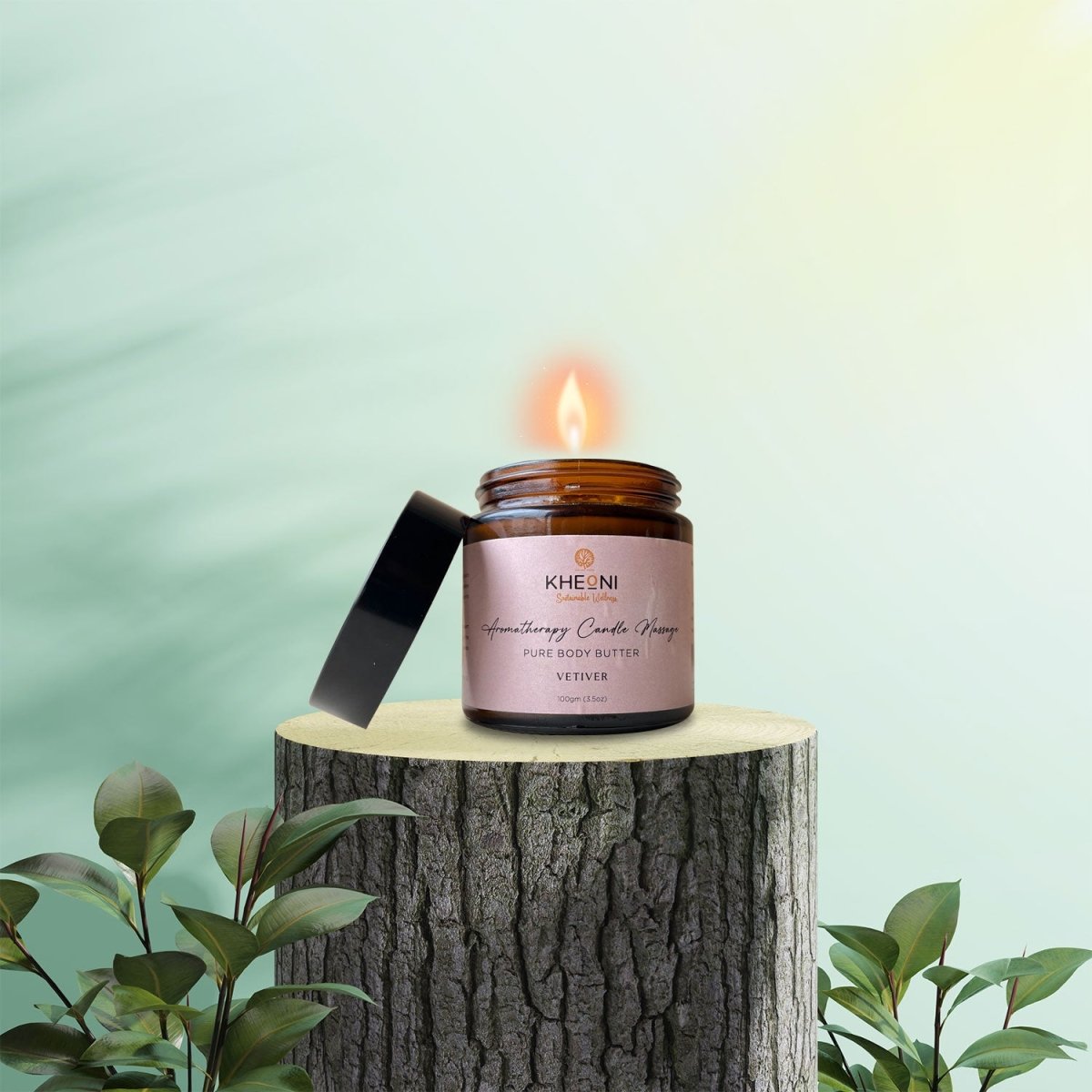Aromatherapy Candle Massage for Relaxation | Verified Sustainable by Brown Living™