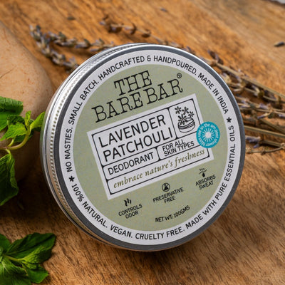 Aromatic Lavender Patchouli Deodorant for Daily Use – Deodorant on Brown Living™. SKU: 8904448005370. Img 2.