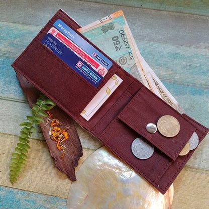 Artisan Nilgiri Fabric Wallet | Eco - Friendly & Durable | Verified Sustainable by Brown Living™