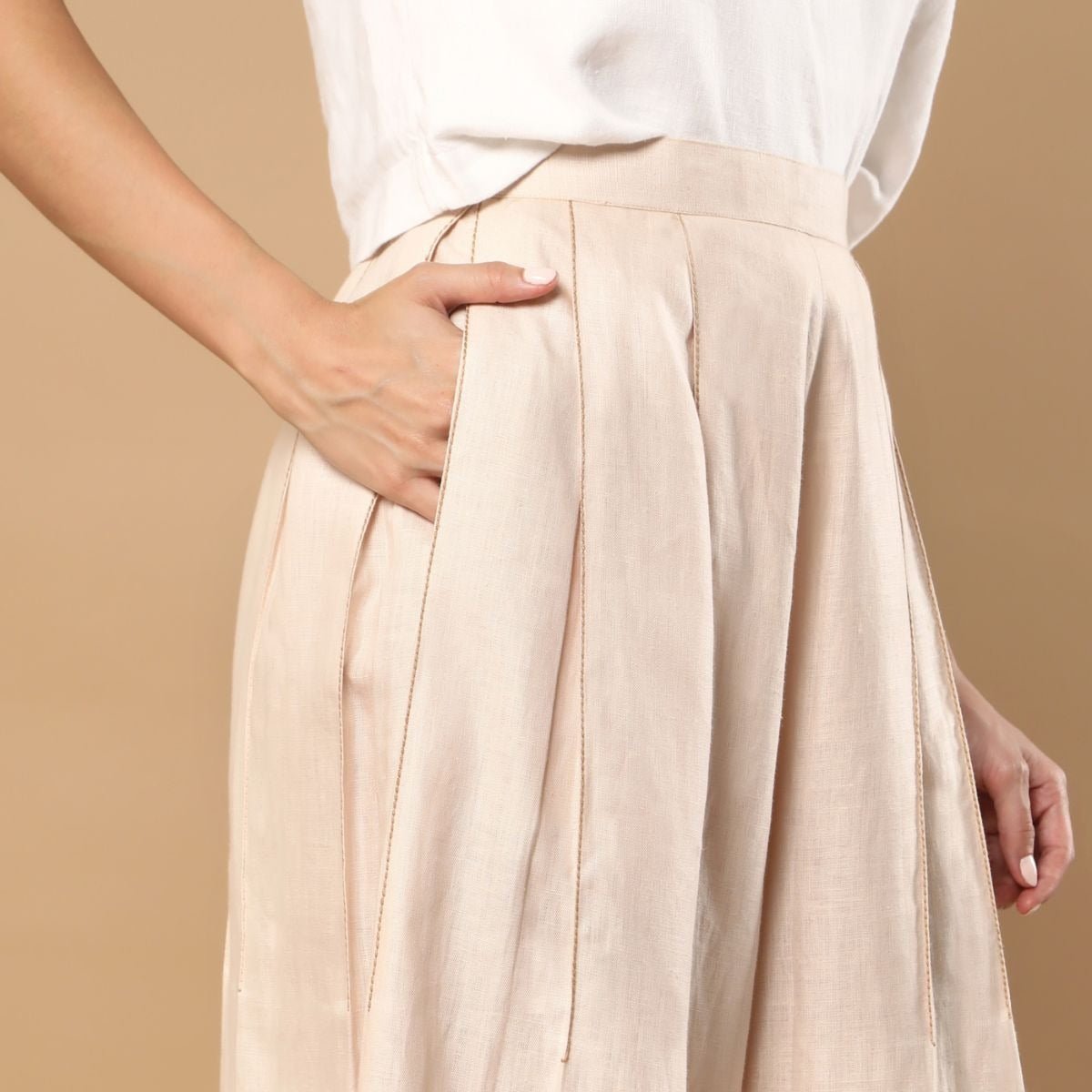 Aspen | Hemp Pants | Beige | Verified Sustainable by Brown Living™